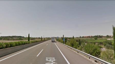 Un herido leve tras una colisión por alcance de dos camiones en Fontellas