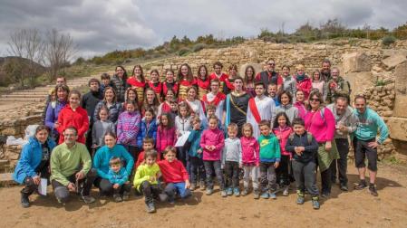 La merindad de Sangüesa recrea la ciudad romana de Santa Criz