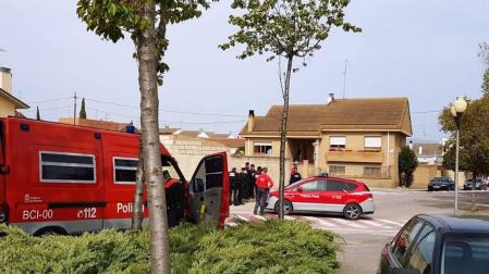 Gran despliegue policial en Cintruénigo al atrincherarse un hombre después de agredir a su pareja