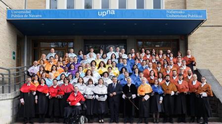 La UPNA celebra el acto de investidura de 178 nuevos doctores y doctoras