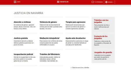 Entra en servicio la Sede Judicial Electrónica de Navarra