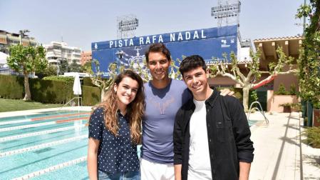 Amaia y Alfred conocen a Rafa Nadal, fan de Operación Triunfo