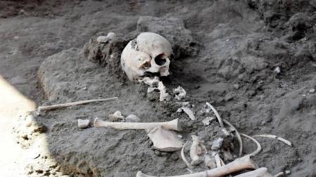 Un niño de entre 7 y 8 años de edad, la última víctima de Pompeya
