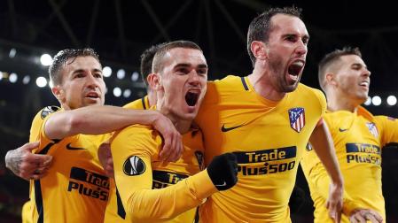 El Atlético resiste en Londres aferrado a Oblak y Griezmann
