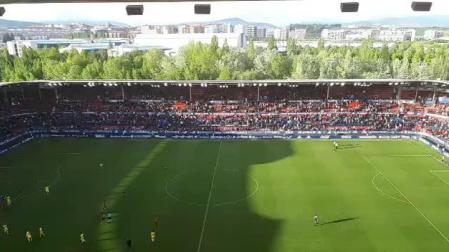 Silbidos tras el Osasuna 1-1 Lugo