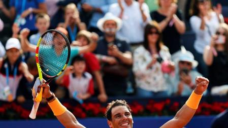 Nadal arrolla a Goffin para citarse con Tsitsipas en busca de su undécimo Godó