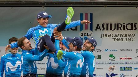 Richard Carapaz (Movistar) gana la Vuelta a Asturias