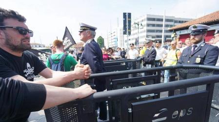 Protestas contra los nuevos accesos restrictivos  en Venecia