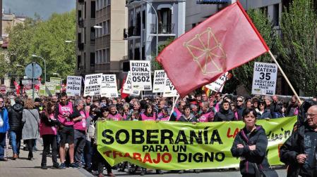 LAB se moviliza por un "trabajo, una vida y un pueblo digno para todos"