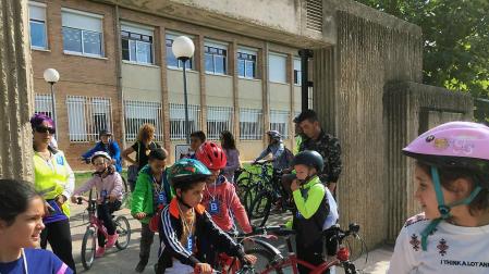 Arguedas fomenta el uso de la bicicleta entre sus escolares