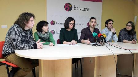​El 94% de las bases de Batzarre ratifican ir en las listas con Podemos e IU