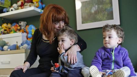 Madre tras un ictus