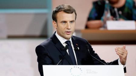 Macron afirma que el mundo "está perdiendo la batalla contra el cambio climático"