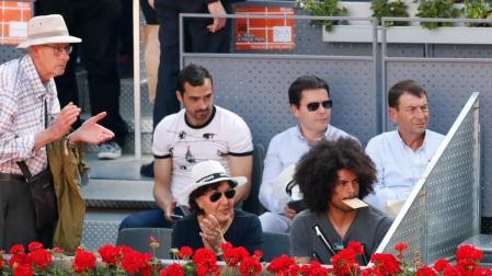 Rojillos en la Caja Mágica viendo el Mutua Madrid Open