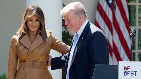 Melania y Trump, más unidos que nunca