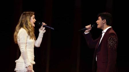 Los representantes españoles han participado en el primer ensayo general de la primera semifinal, en la que vota España