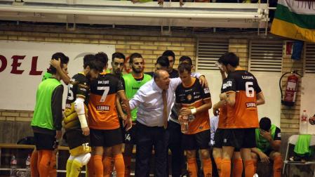 Partido  de fútbol sala del Aspil contra Inter Movistar celebrado el sábado en Tudela