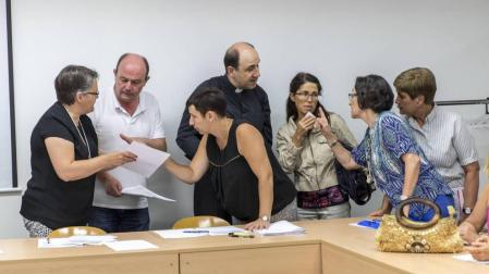 Elección de centros para docentes de Religión de este curso. En la foto, Abel Arrieta, vicario de Educación.