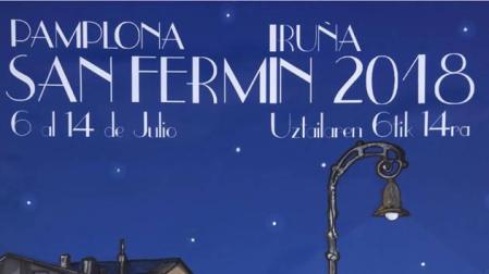 Imágenes de los carteles finalistas de San Fermín 2018.