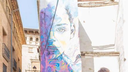 La muestra de arte urbano de Tudela se extiende a Arguedas y Peralta