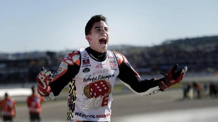 Marc Márquez, campeón del mundo de MotoGP