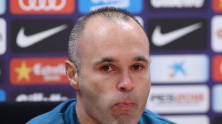 Iniesta anuncia que dejará el Barça a final de temporada
