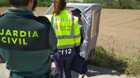 La Guardia Civil atienda a un anciano de 87 años que sufrió un desvanecimiento en Buñuel