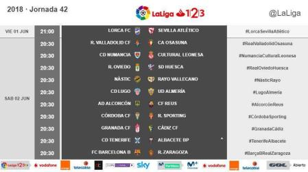 Osasuna visitará al Valladolid el sábado 2 de junio a las 20:30 horas