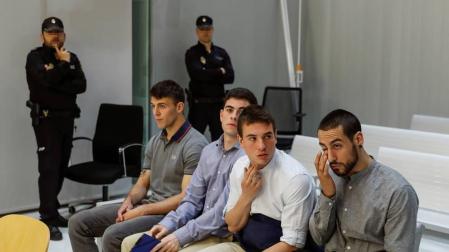 Los cuatro acusados de los incidentes de Pamplona se desvinculan de los disturbios