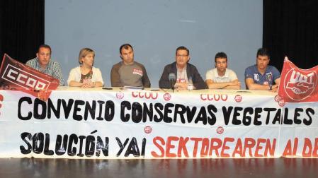 CCOO y UGT denuncian el actual convenio de conservas vegetales