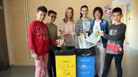 El colegio de Milagro gana un concurso sobre reciclaje
