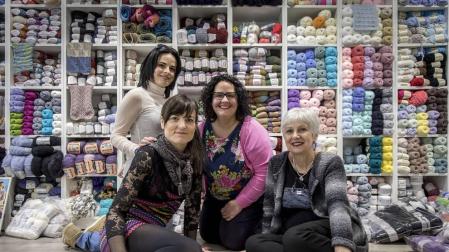 La 'chicadelaslanas', donde el ganchillo se hace arte