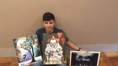 La mirada artística del adolescente Goren Rojas