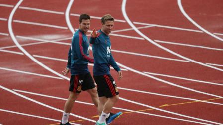 Azpilicueta y Monreal, carrera al Mundial