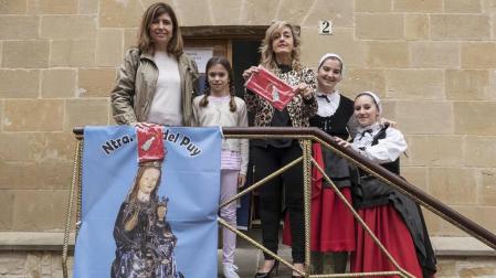 La Virgen del Puy reluce en Estella en su aniversario