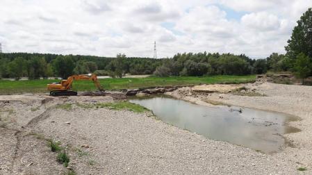 Comienza la reparación de las infraestructuras dañadas en la última crecida del Ebro