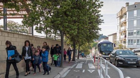 Los niños de Estella podrán seguir utilizando el autobús a Remontival