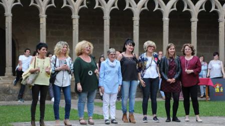 Usuarios de Anfas protagonizaron un desfile de moda en Sangüesa