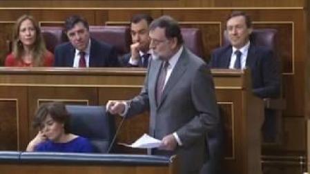 Rajoy: “Las responsabilidades hay que pedirlas al que quiere ser presidente sin pasar por las urnas”