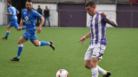Samanes, jugador navarro del Valladolid, conoce el terreno