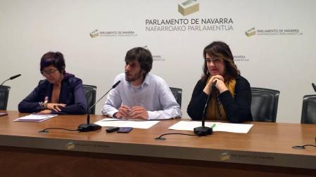Aznárez, Buil y Sáez critican un "golpe de Estado" en el grupo parlamentario de Podemos