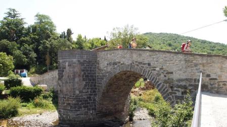 Rescatados dos peregrinos heridos leves en Bargota y Zubiri