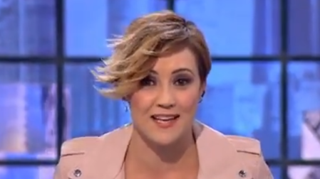Cristina Pardo pide perdón por una falta ortográfica en un rótulo de 'Liarla Pardo'