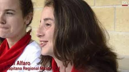 Jugadoras del Mulier FCN se suman a la campaña 'San Fermín Sí'