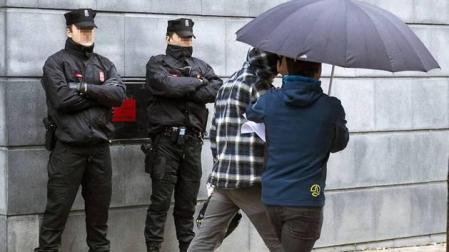 La Fiscalía pide la entrada en prisión de los cuatro jóvenes de Alsasua detenidos hoy