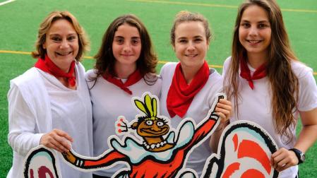 Mulier FCN grita ¡'San Fermín SÍ, San Fermin BAI!'