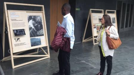El Parlamento acoge la exposición de MSF 'De la acción a la palabra'