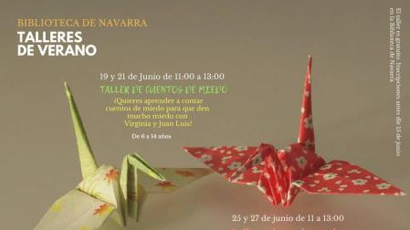 La Biblioteca de Navarra organiza talleres para niños y jóvenes en junio