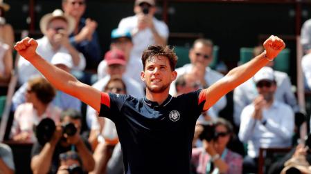 Thiem frustra el sueño de Cecchinato