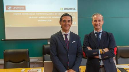 Dos de cada tres graduados de la Universidad de Navarra están trabajando